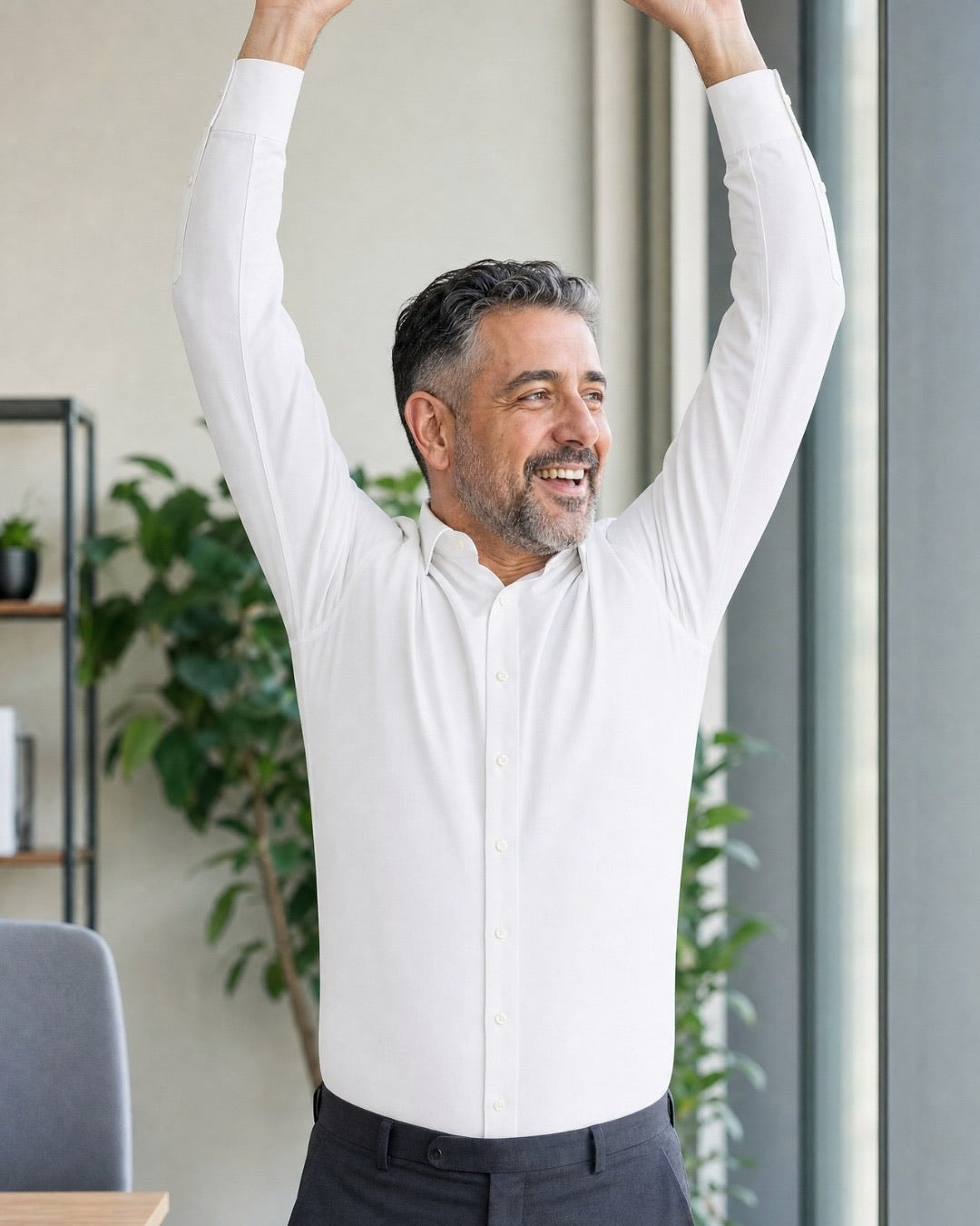 Ütü İstemeyen Slim Fit Gömlek